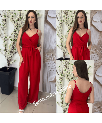 Macacão Ayla Vermelho Macacão Ayla Vermelho